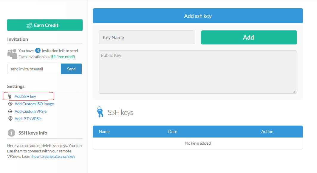 Adding SSH Public key to new Linux VPS servers automatically