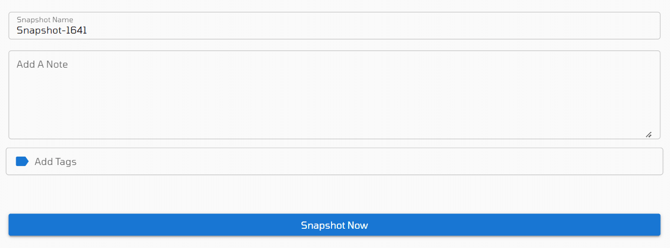 Control Panel – VPSie Snapshots - VPSie Powerful SSD Servers