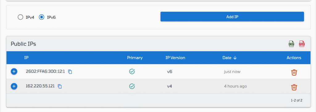 vpsie control panel