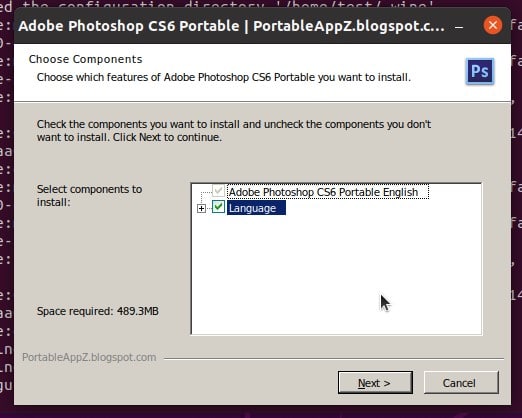 Adobe photoshop installation