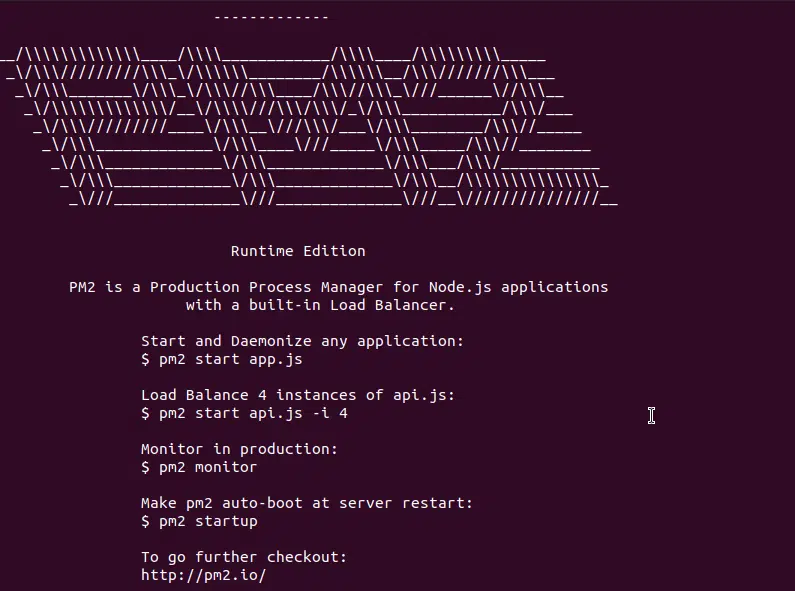 Tutorial Image of Installing PM2 on Ubuntu