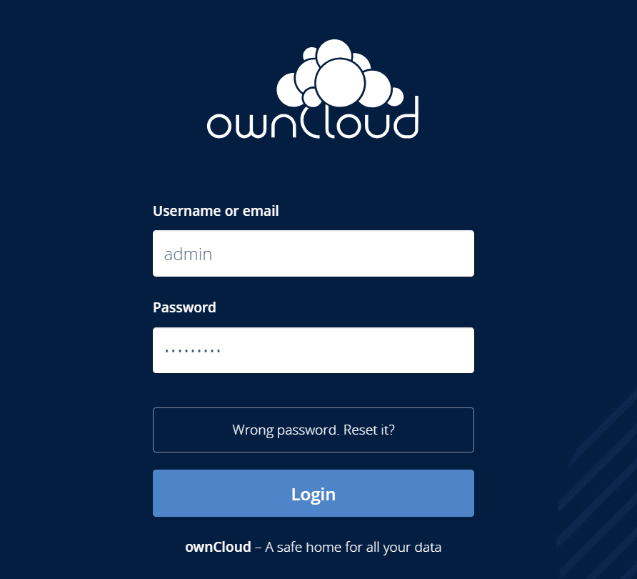 ownCloud Installation