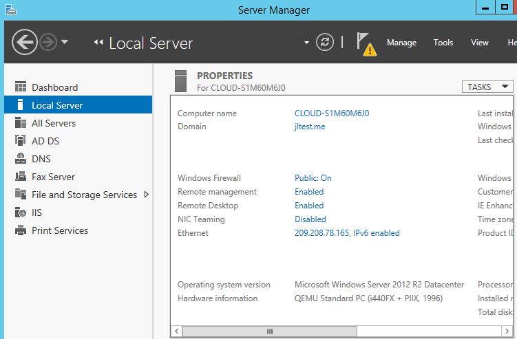 Verify remote desktop is enabled